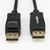 Rocstor Y10C237-B1 DisplayPort cable 4 m Black