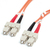 StarTech.com Cable de Fibra Óptica Multimodo SC a SC OM1 de 1m - 62,5/125 - para Redes de 10G - LSZH