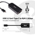 CLUB3D CAC-1520 cambiador de género para cable USB C Ethernet Negro