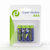 Gembird Battery Set alkaline ENERGENIE EG-BA-AAA4-01 x 4 - Batterie - Micro (AAA) Egyszer használatos elem Lúgos