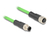 DeLOCK M12 Kabel D-kodiert 4 Pin Stecker zu Buchse PUR (TPU) 5 m