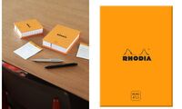 RHODIA Bloc mémo No. 13, 115 x 160 mm, quadrillé, orange (8017127)
