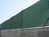 Bändchengewebe-Plane Sichtschutzplane Tennisblende, geöst, 2,0 x 10,0m, 230g/m², o. Seil, Schwarz