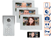 3 Familienhaus IP Türklingel mit Kamera & App - Videosprechanlage