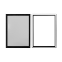 Kunststoff-Fensterrahmensystem / Plakatrahmen „Feko-Eco" für Schaufenster, 17 mm Profil | schwarz Einzelverpackung