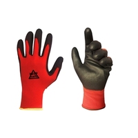 KeepSAFE PU Coated Gloves Cut Level 1 Red - Size TEN