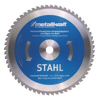 Metallkraft 3853051 Ø 305 x 2,4 x 25,4 mm Sägeblatt für Stahl