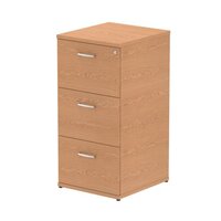 Impulse 3 Drawer Filing Cabinet Oak I000781