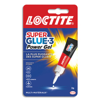 SUPER GLUE Tube 3g gel Colle instantanée gel