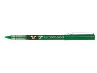 Pilot V7 Hi-Tecpoint Liquid Ink Rollerball Pen 0.7mm Tip 0.5mm Line Gre(Pack 12)
