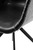 Stuhl Yankee; 61x60x80 cm (BxTxH); Sitz schwarz/hellgrau, Gestell schwarz