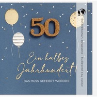 Geburtstagskarte Zahl 50 Perleberg 7842021-2