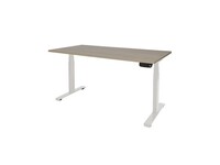 Dextro Plus Verstelbaar Bureau, 180 x 80 cm, Robson, Wit