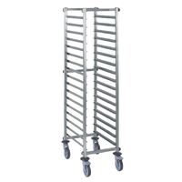 Tournus Self Assembly GN1/1 Racking Trolley Stainless Steel with 20 Levels