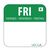 Vogue Removable Colour Coded Food Labels Friday - FDA Regulation - Pack of 1000