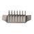 Olympia Toast Rack Made of Stainless Steel with 6 Slots 60(H)x 210(W)x 75(D)mm