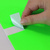 Neonetiketten 50 x 25 mm, 3.300 Papieretiketten auf 100 Blatt DIN A4 Bogen, Farbetiketten leuchtgrün für Laser