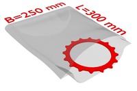 PE-Flachbeutel, 250 x 300 mm, 50 µ, transparent