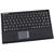 KeySonic ACK-540 U+ Mini-Keyboard met Touchpad USB, zwart, Duits toetsenbord layout