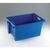 Coloured solid side stack and nest containers - 50L