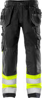 High Vis Handwerkerhose Kl.1 2093 NYC Warnschutz-gelb/schwarz Gr. 60