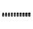 Neo Tools 12-101 Gépi Dugókulcskészlet 1/2" 10db 10-24mm
