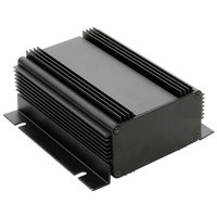 Hammond 1455KHD1201BK Extruded Enclosure Heat Dissipative 120 x 86 x 51 Black