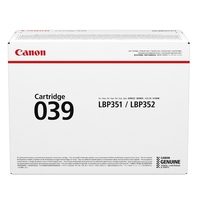 Canon All-in-One Cartridge Tonerpatrone 039, schwarz