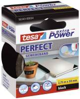 Gewebeband Perfect schwarz TESA 56343-00034-03 38mmx2,75m