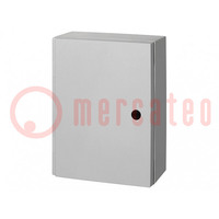 Enclosure: wall mounting; X: 415mm; Y: 315mm; Z: 170mm; CAB; grey