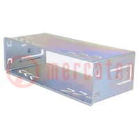 Car radio mounting half frame; 1 DIN; zinc; Alpine