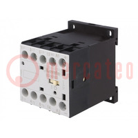 Contactor: 3-pole; NO x3; Auxiliary contacts: NO; 12VDC; 6A; BG