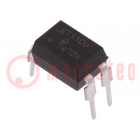 Optokoppler; THT; Ch: 1; OUT: Transistor; UIsol: 8kV; Uce: 70V; DIP4