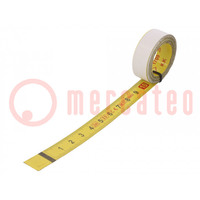 Measuring tape; L: 2m; Width: 13mm; Enclos.mat: steel; measure
