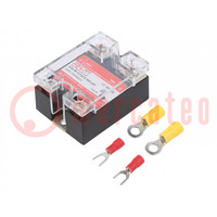 Relay: solid state; Ucntrl: 4÷16VDC; 100A; 44÷480VAC; Series: SSR-R