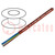 Wire; SiHF; 3G1.5mm2; Cu; stranded; silicone caoutchouc; brown-red