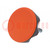 Knob; Ø: 56mm; Ext.thread: M12; 40mm; technopolymer PA; Cap: orange