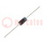 Diode: TVS; 1.5kW; 36V; 30A; unidirectional; Ø9,52x5,21mm