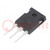 Diode: rectifying; THT; 400V; 30A; tube; Ifsm: 320A; TO247AC; Ir: 5mA