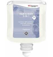 SC Johnson HAIR & BODY 3-IN-1 Duschcreme, Shampoo 1 l Kartusche