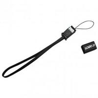 Logo USB kabel (2.0), USB A M - microUSB (M), 0.3m, czarny, EOL