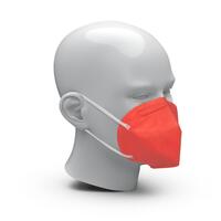 Artikelbild Respiratory Mask "Colour” FFP2 NR, set of 10, red