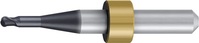 Kugelfräser DENTAL Typ H D.0,6mm R.0,3mm Schaft-D.6mm HM ALCR m.Ring 2S. 3mm