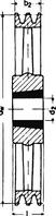 Keilrillenscheibe SPB/17, 4-rillig, 560 mm, Taper-Buchse 3535