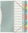 Ordnungsmappe Colour'Breeze, A4, PP, 12 Fächer, farbig