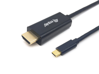Equip 133413 adaptador de cable de vídeo 3 m USB Tipo C HDMI tipo A (Estándar) Negro