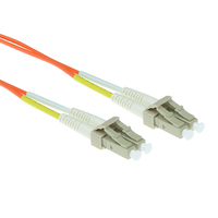 ACT 0.5m 62.5/125µm OM1 Glasvezel kabel 0,5 m LC Oranje