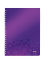 Leitz WOW writing notebook A4 80 sheets Purple