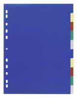 Durable 6747-27 Numerieke tabbladindex Polypropyleen (PP) Blauw