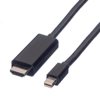 VALUE 11.99.5796 adapter kablowy 2 m Mini DisplayPort Czarny